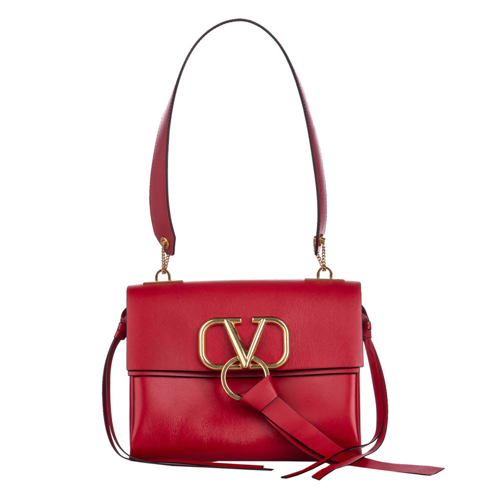 valentino red shoulder bag