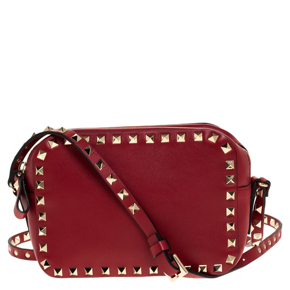 valentino red camera bag