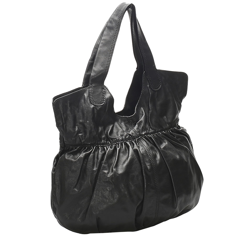 

Valentino Black Leather Tote Bag