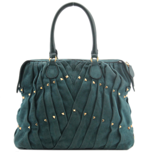 Pre Owned  Valentino Gravani Maison Studded Tote
