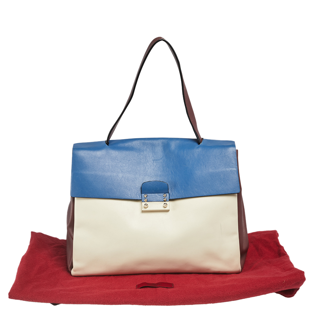 Valentino Multicolor Leather Mime Top Handle Bag 10