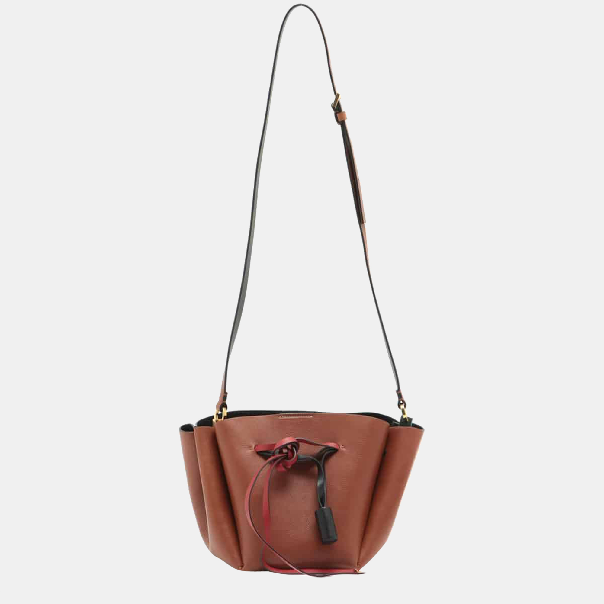 

Valentino Garavani Leather Shoulder bag Brown
