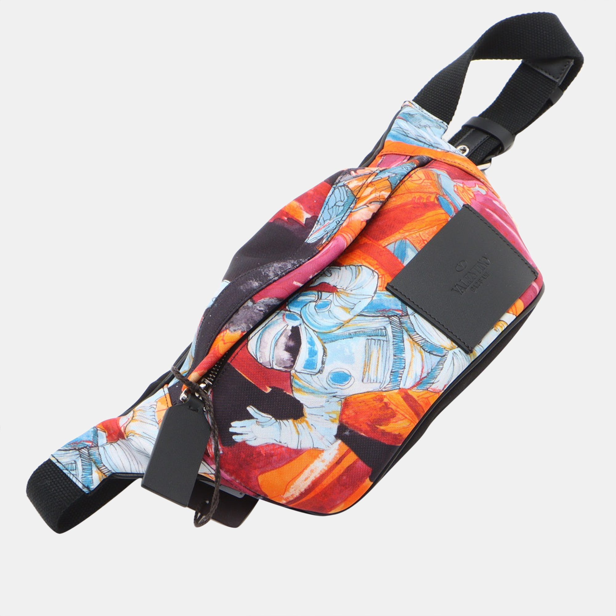 

Valentino Garavani Nylon & leather Sling backpack Multicolor