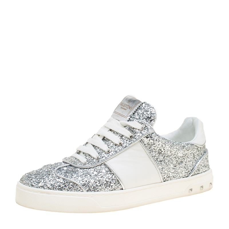 valentino glitter sneakers