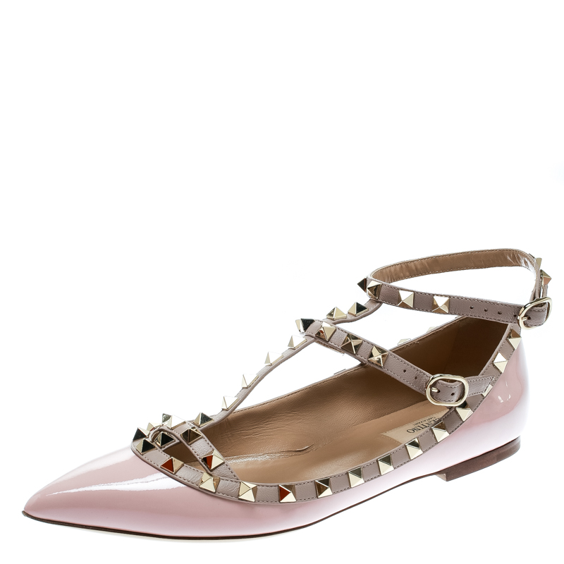 valentino rockstud flats sizing