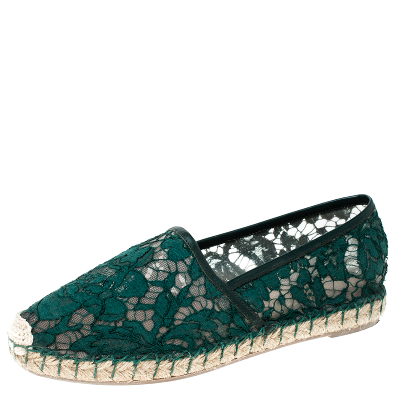 valentino lace espadrilles