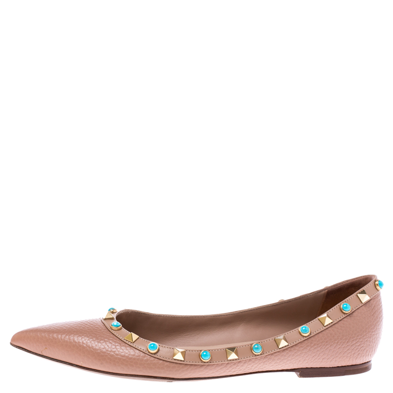 valentino beige flats