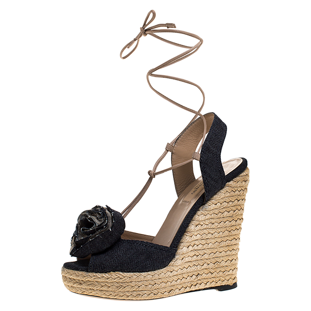 denim espadrille sandals