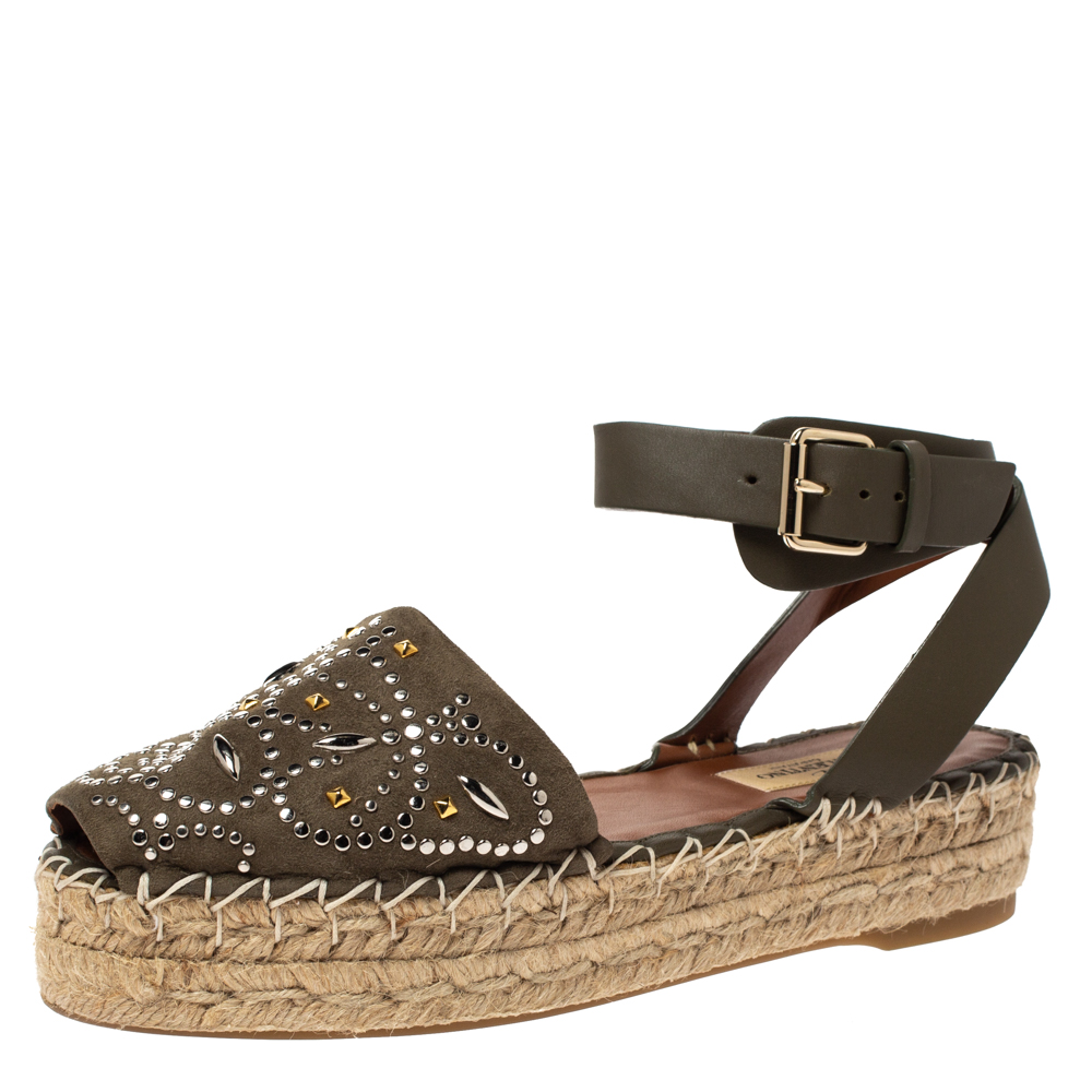 valentino studded espadrilles