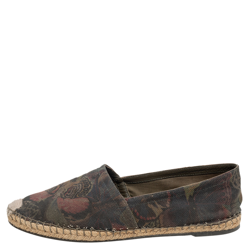 

Valentino Multicolor Canvas Espadrilles Size