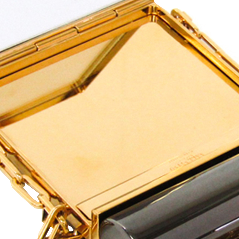 

Valentino Multicolor Metal Compact Mirror Case