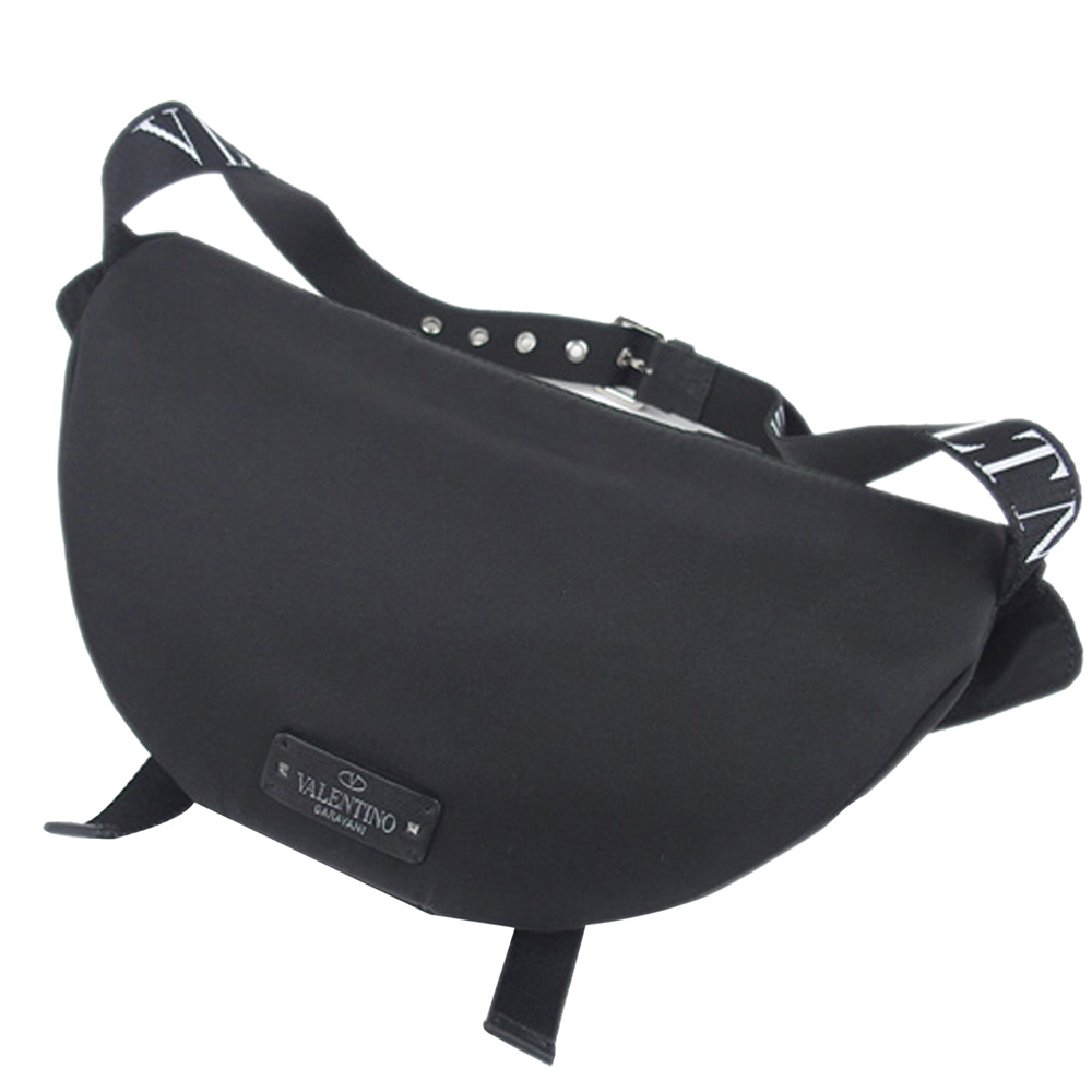 

Valentino Black Nylon Belt Bag