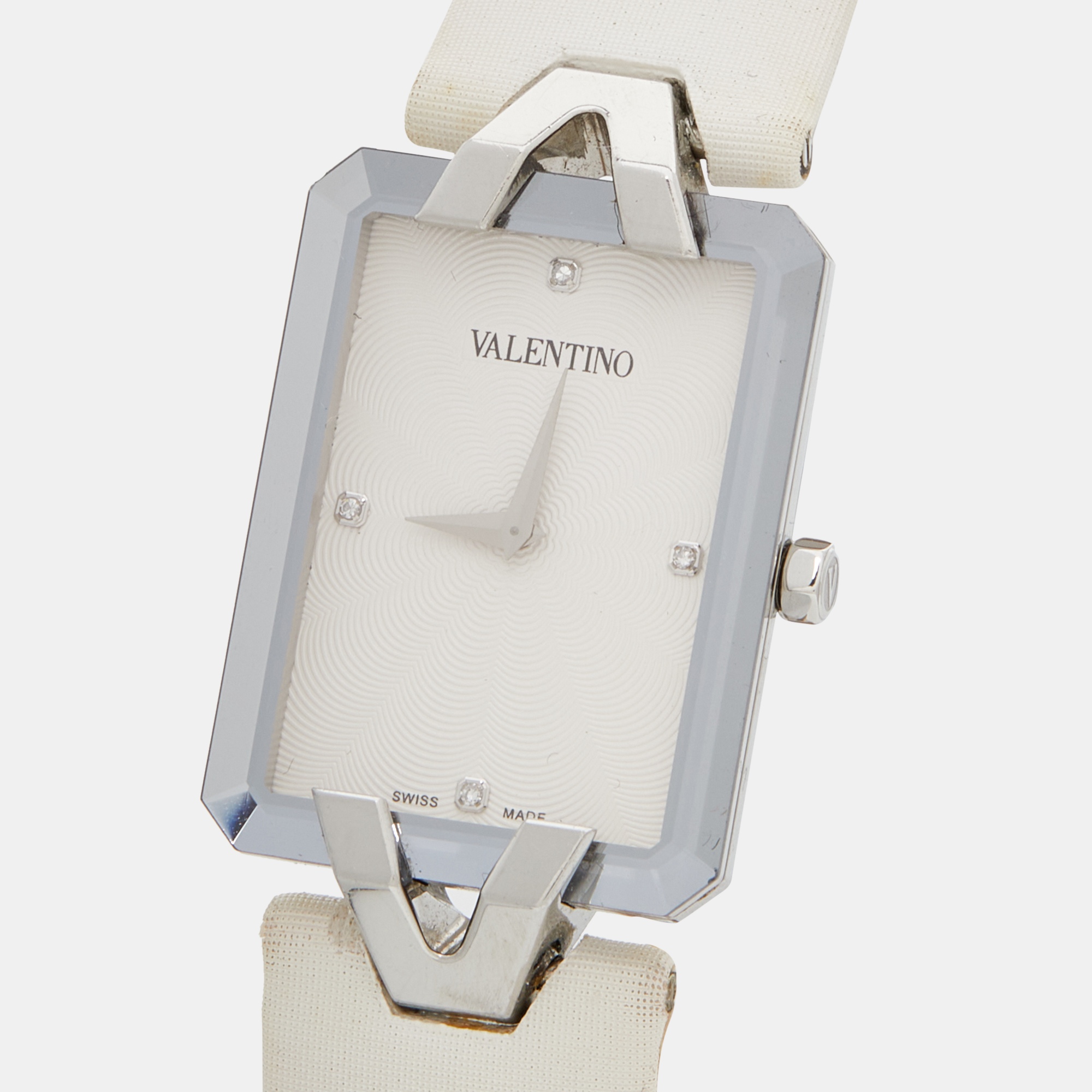 

Valentino White Stainless Steel Satin V36 Women's Wristwatch