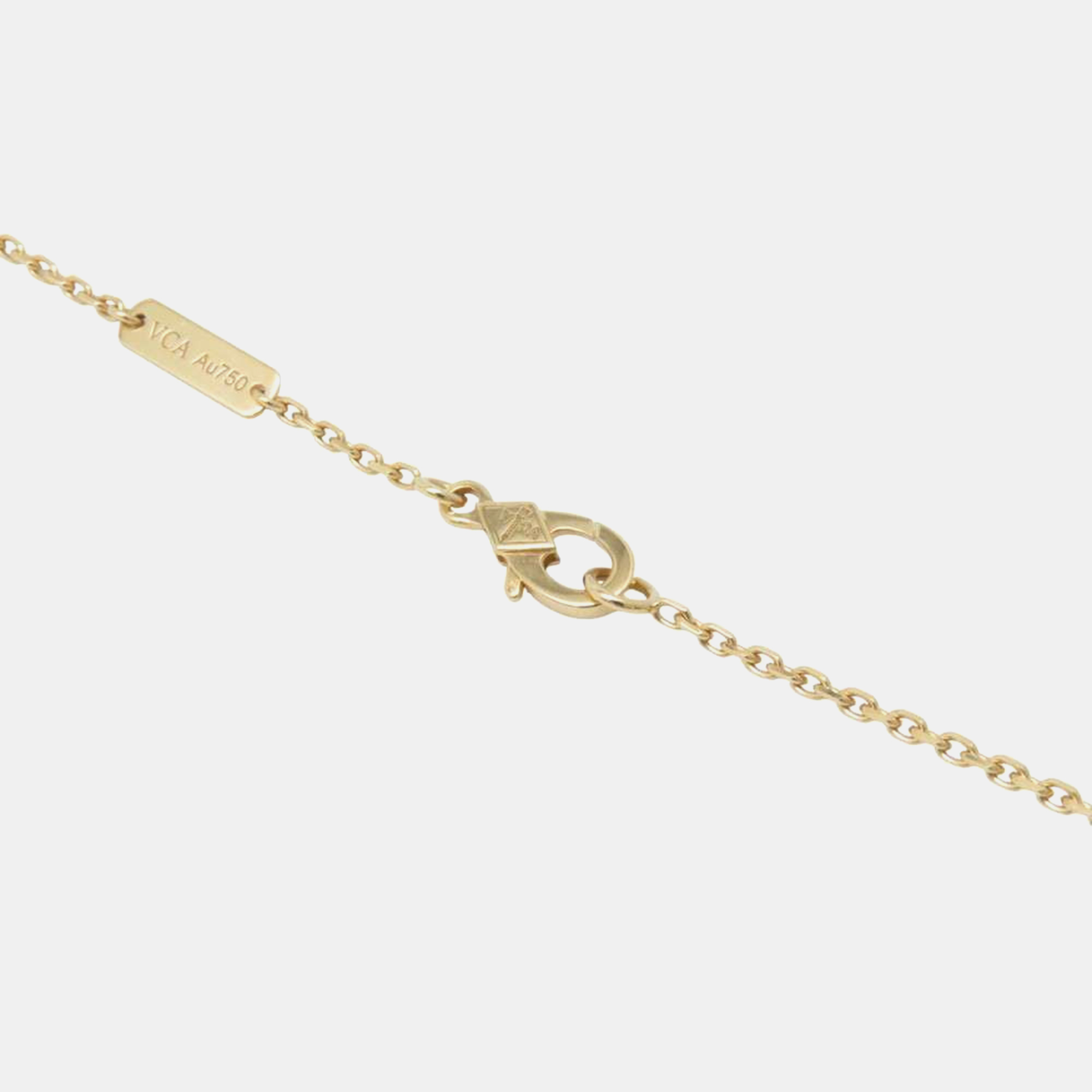 Van Cleef & Arpels Vintage Alhambra Pendant 18K Yellow Gold 