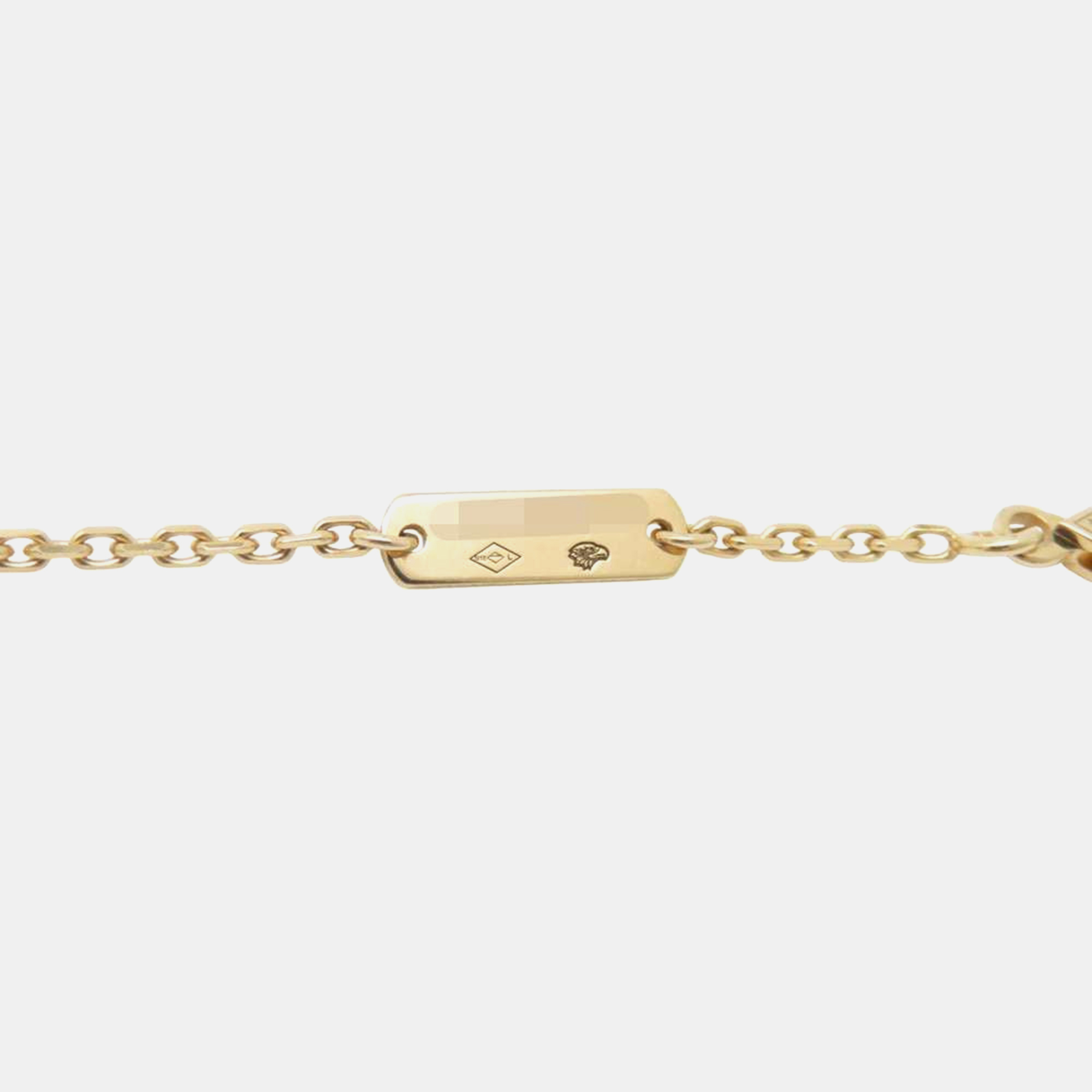 Van Cleef & Arpels Vintage Alhambra Pendant 18K Yellow Gold 
