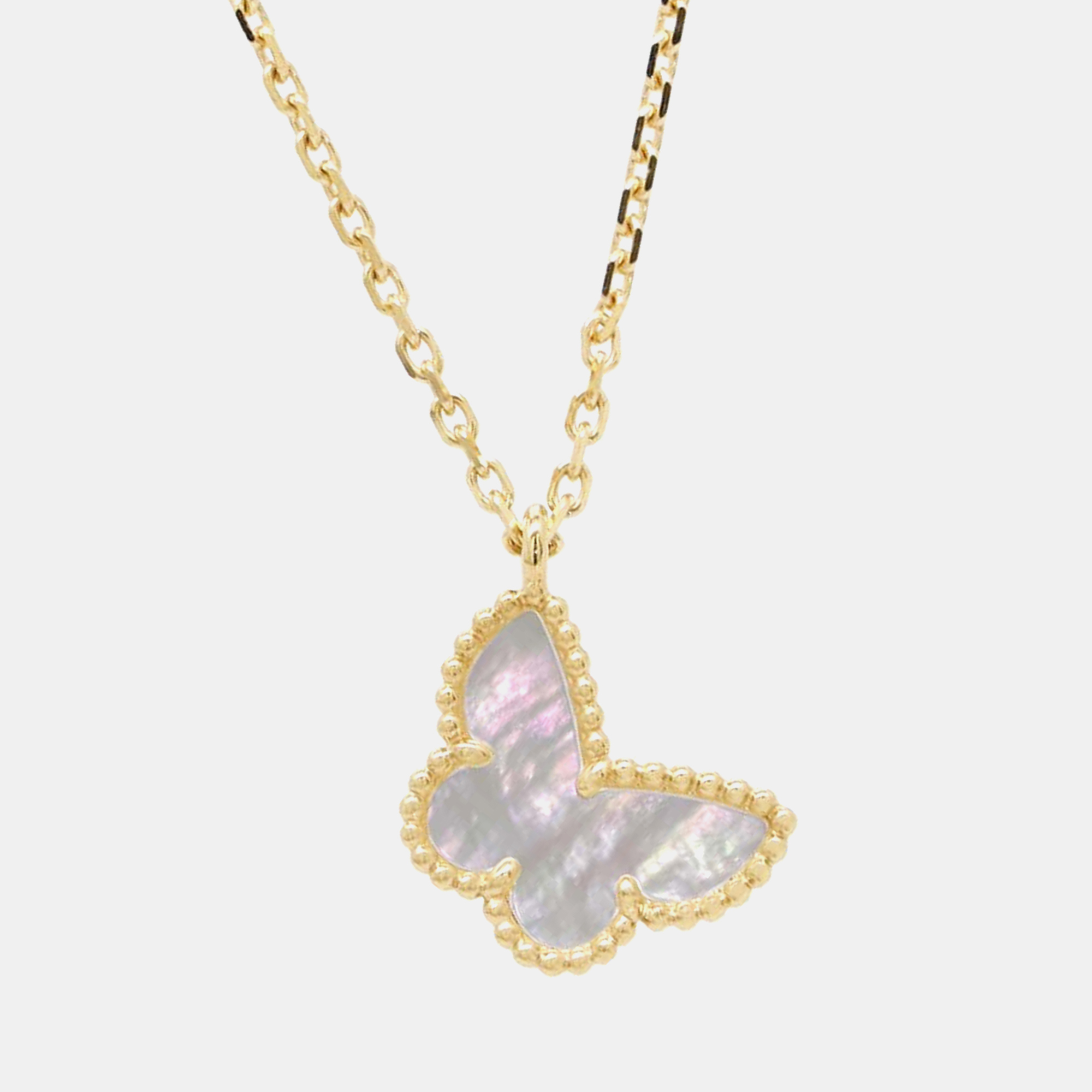 

Van Cleef & Arpels Sweet Papillon 18K Yellow Gold Pendant Necklace