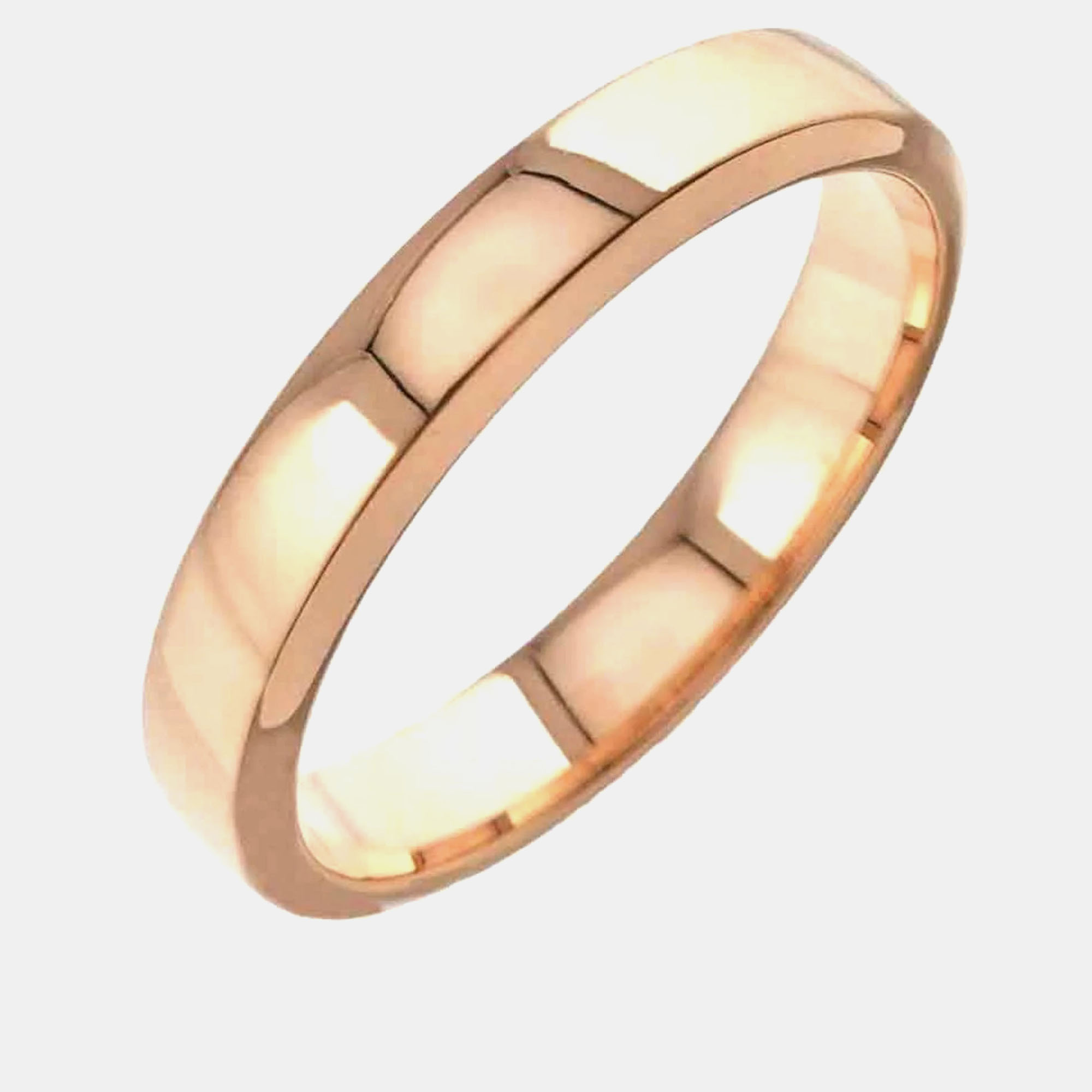 

Van Cleef & Arpels 18K Rose Gold Toujours Band Ring EU 58