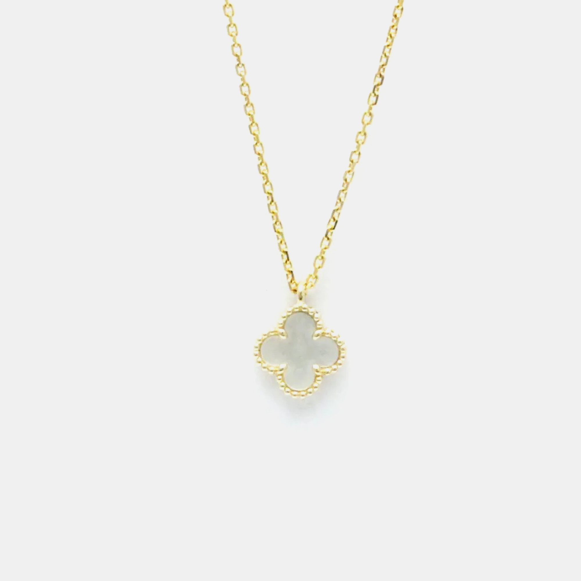 

Van Cleef & Arpels 18K Yellow Gold Sweet Alhambra Necklace