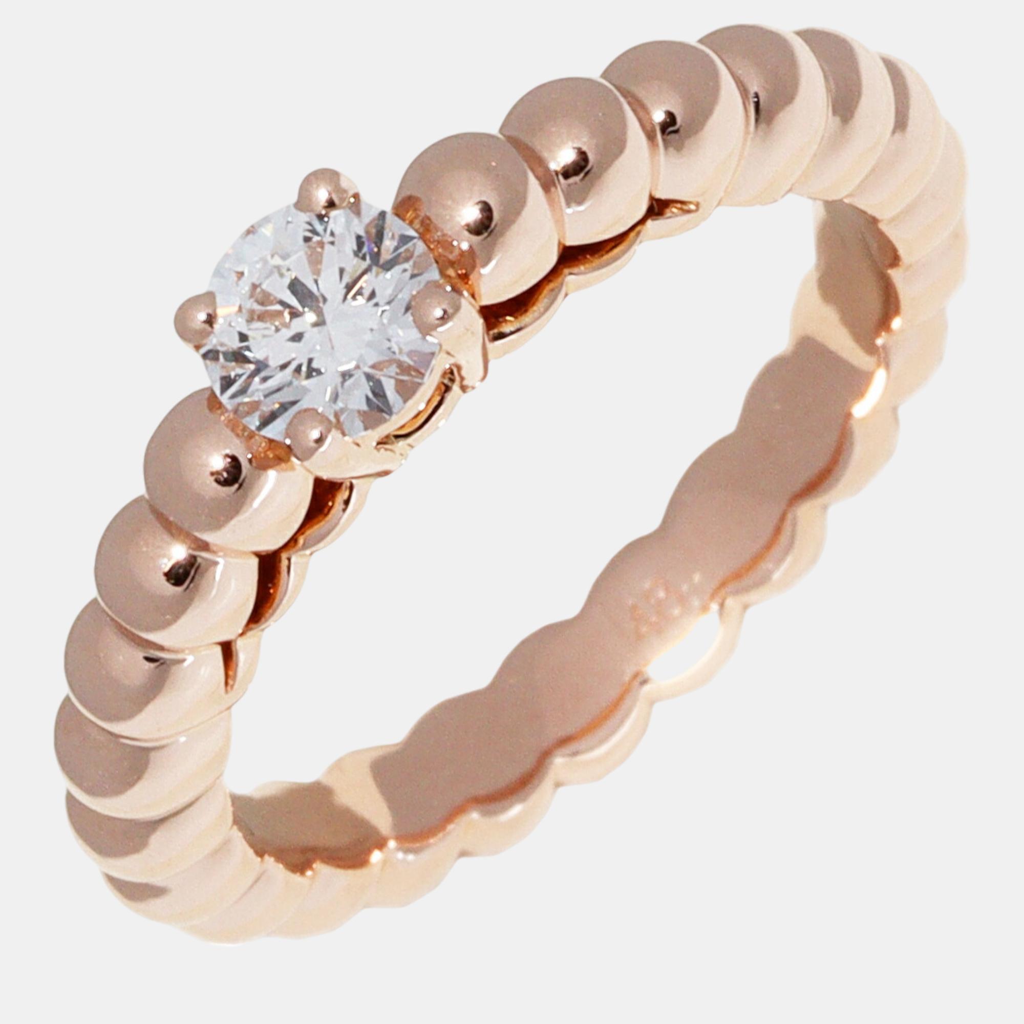 

Van Cleef & Arpels Diamond Solitaire Ring Rose Gold Metal