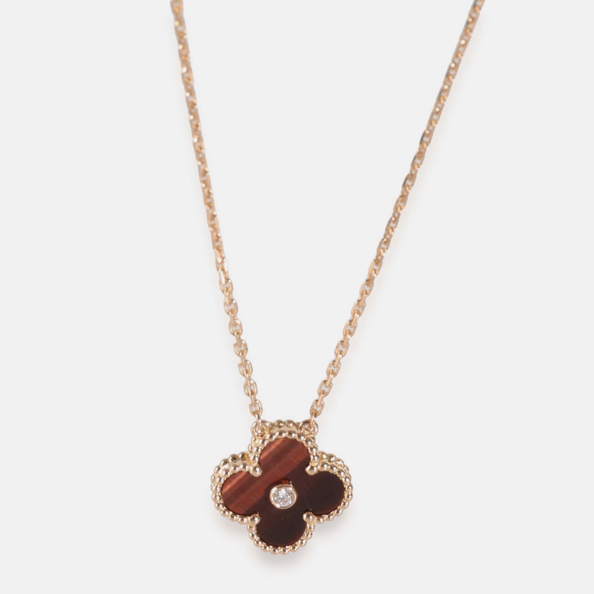 

Van Cleef & Arpels 18k Rose Gold Alhambra Pendant