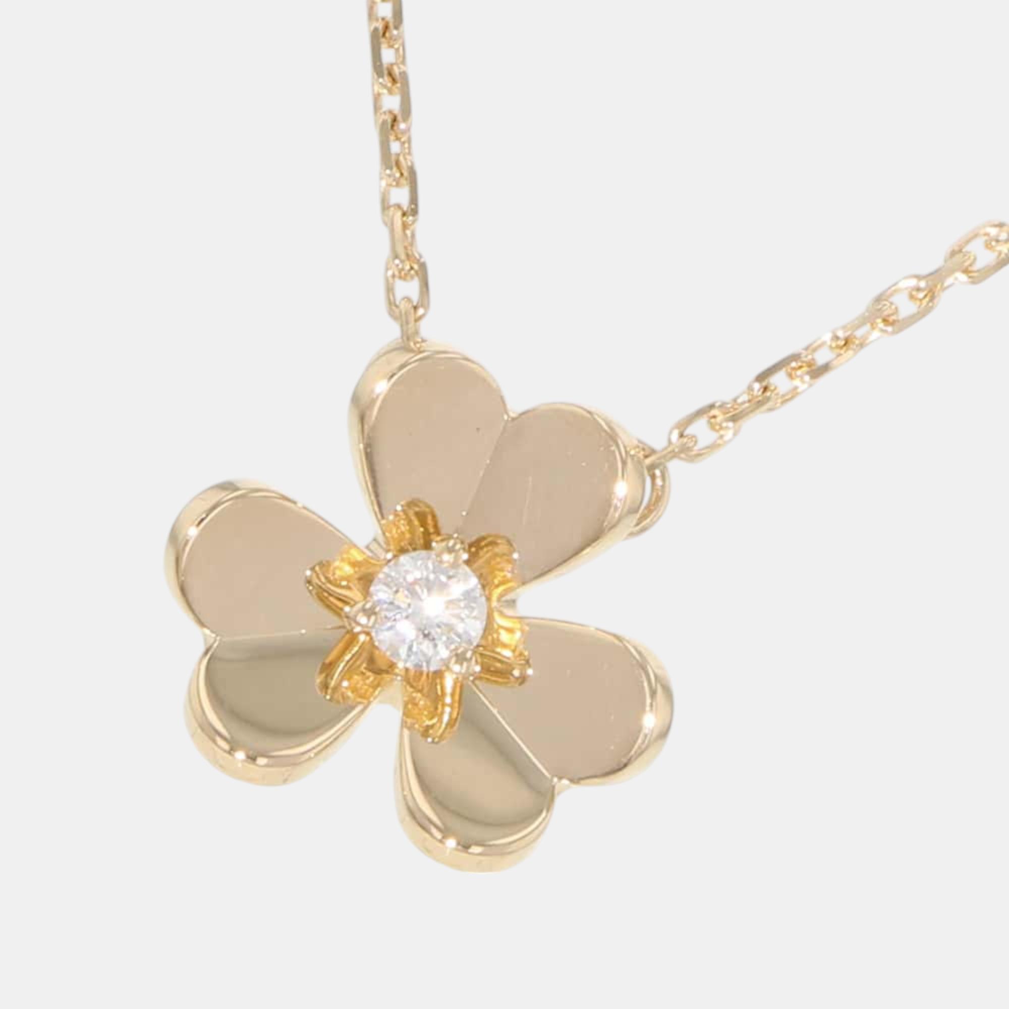 

Van Cleef & Arpels Frivole Pendant Size Mini 18K Yellow Gold