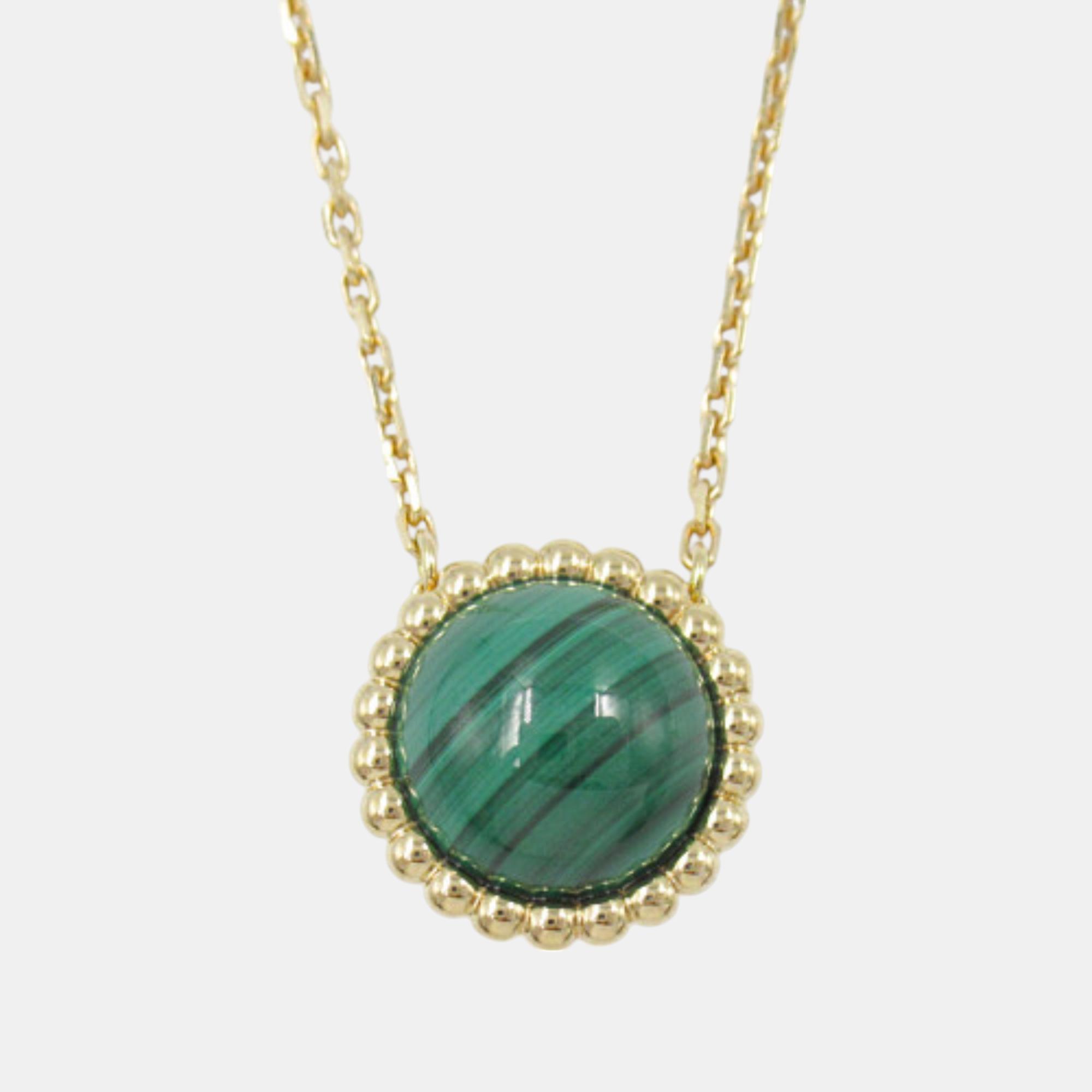 

Van Cleef & Arpels Malachite 18k Yellow Gold Necklace Green Metal