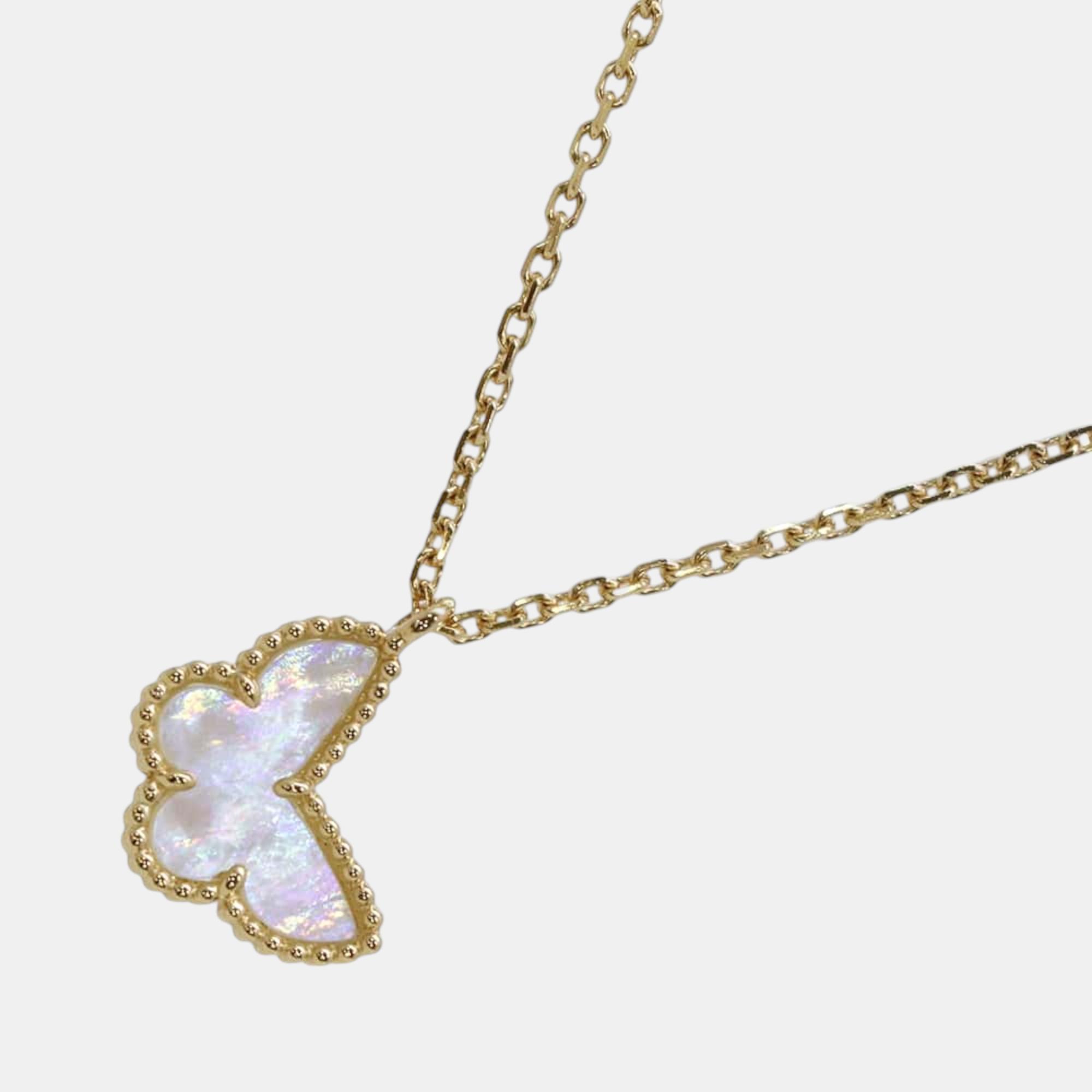 

Van Cleef & Arpels 18K Yellow Gold Sweet Papillon Pendant Necklace