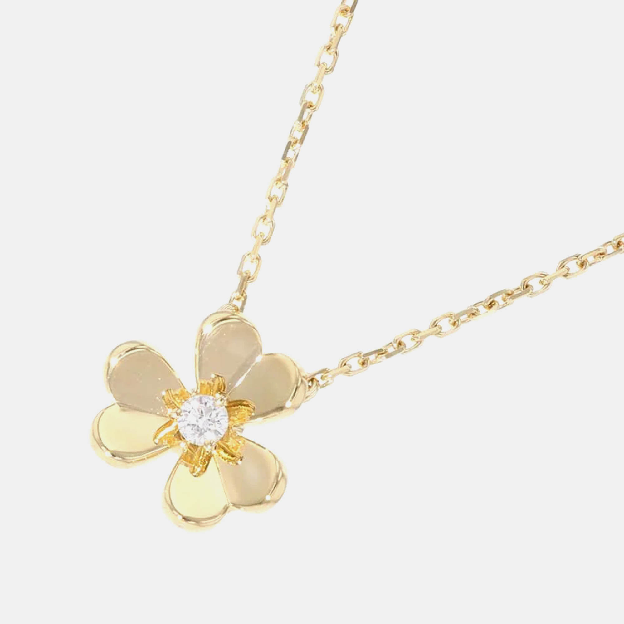 

Van Cleef & Arpels 18K Yellow Gold Frivole Pendant Mini Model