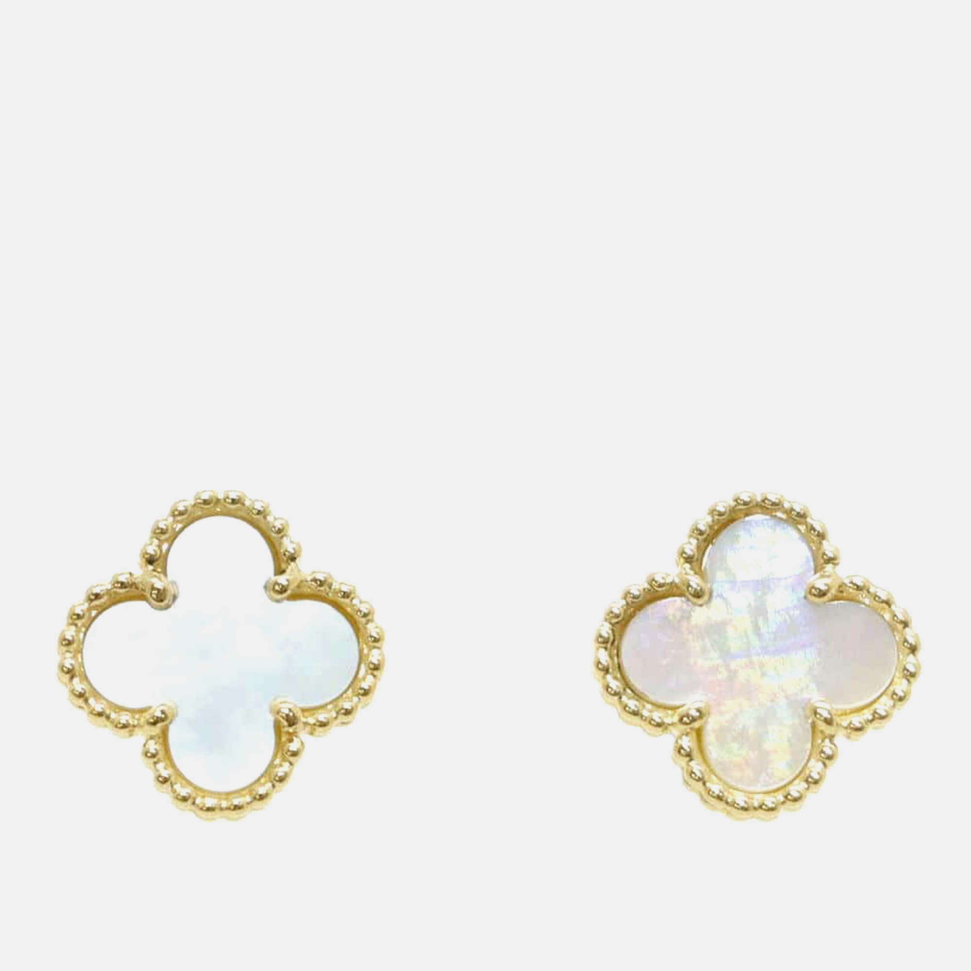 

Van Cleef & Arpels 18K Yellow Gold Sweet Alhambra Earrings