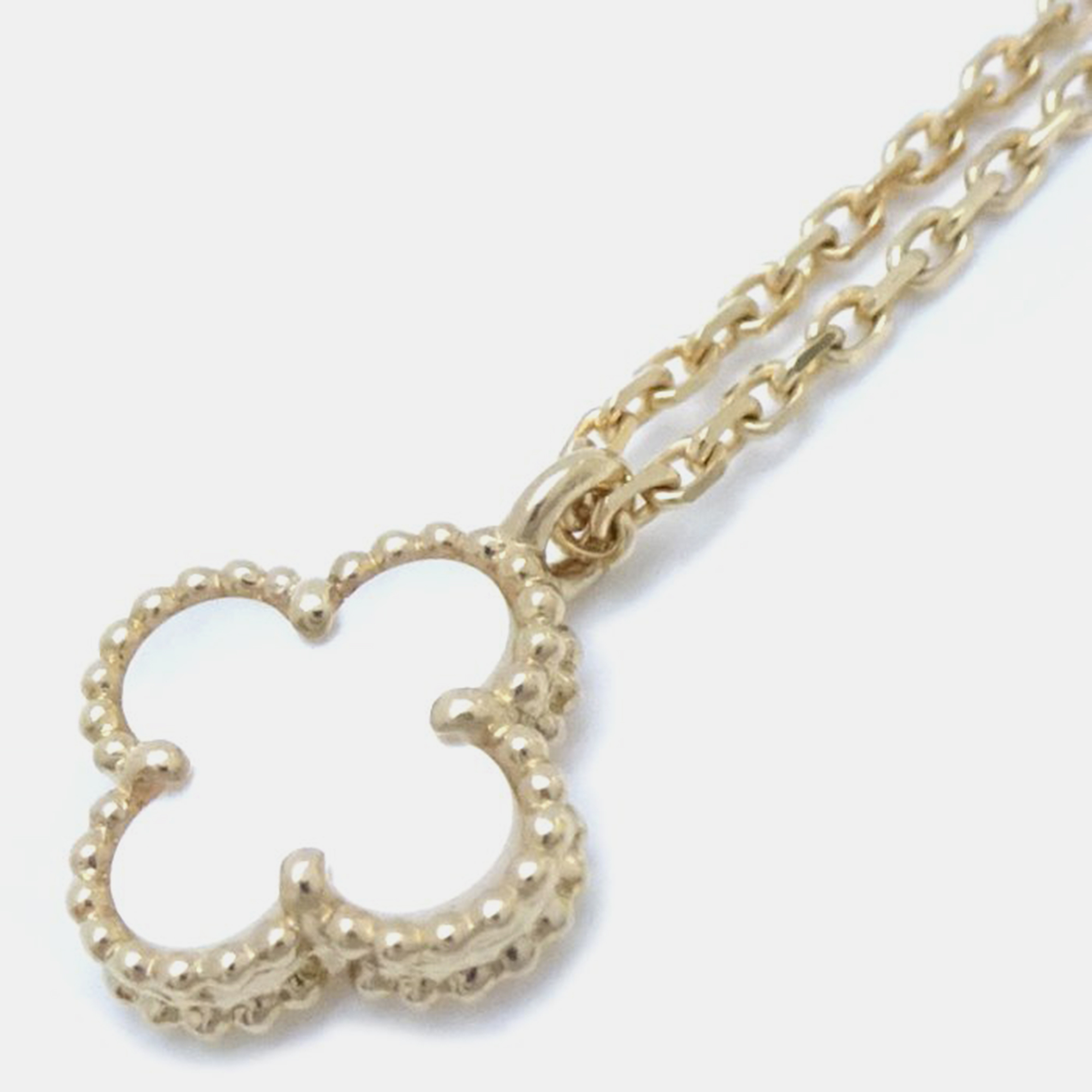 

Van Cleef & Arpels 18K Yellow Gold Sweet Alhambra Pendant Necklace