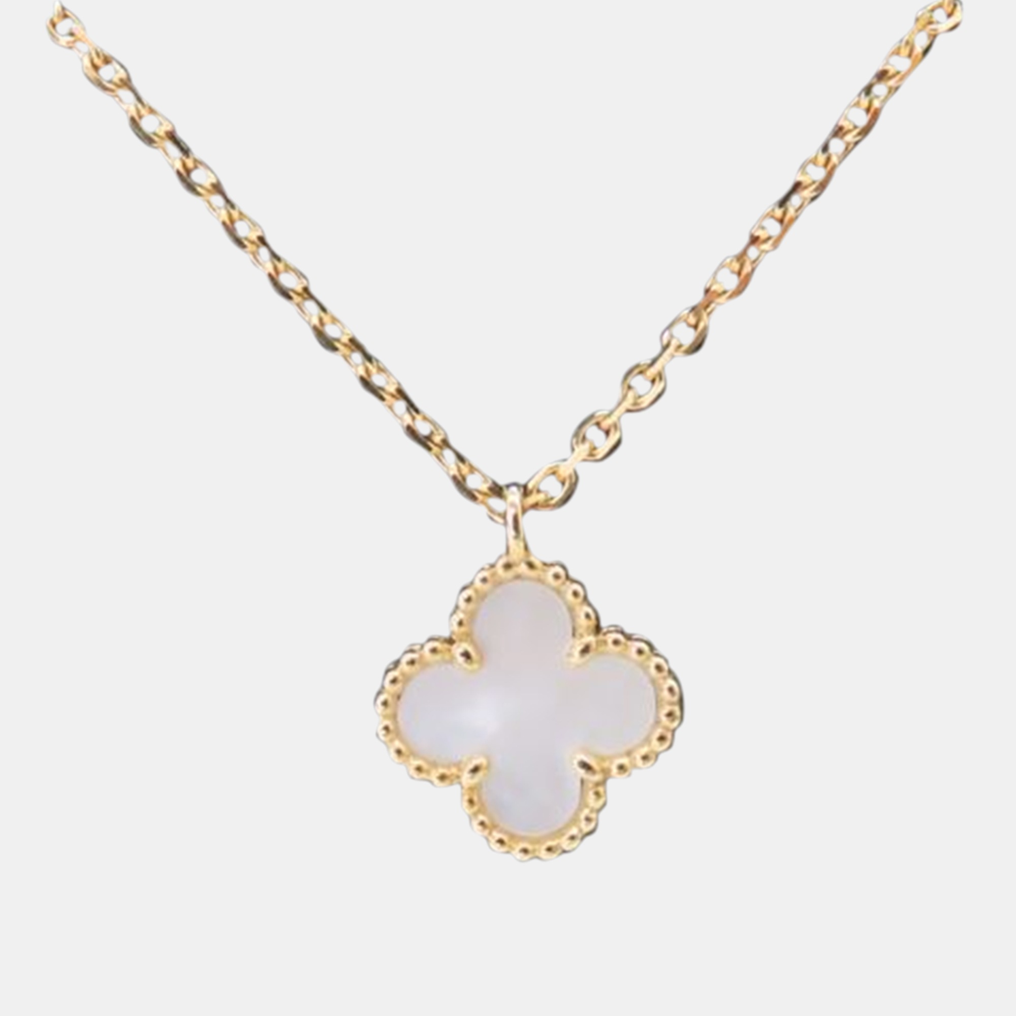 

Van Cleef & Arpels 18K Yellow Gold Sweet Alhambra Pendant Necklace