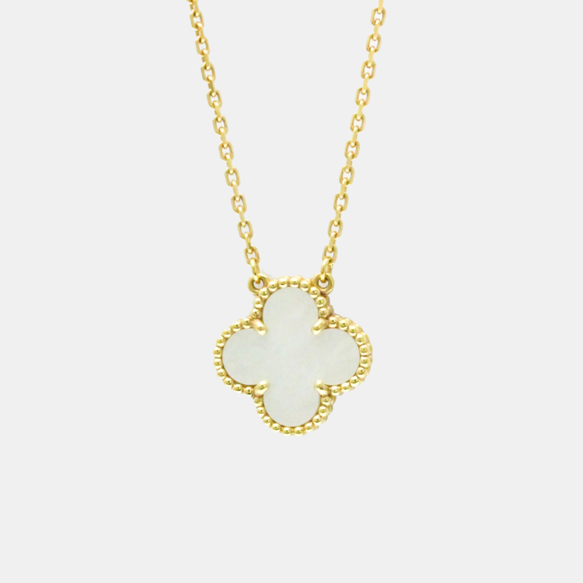 

Van Cleef & Arpels 18K Yellow Gold Vintage Alhambra Pendant Necklace