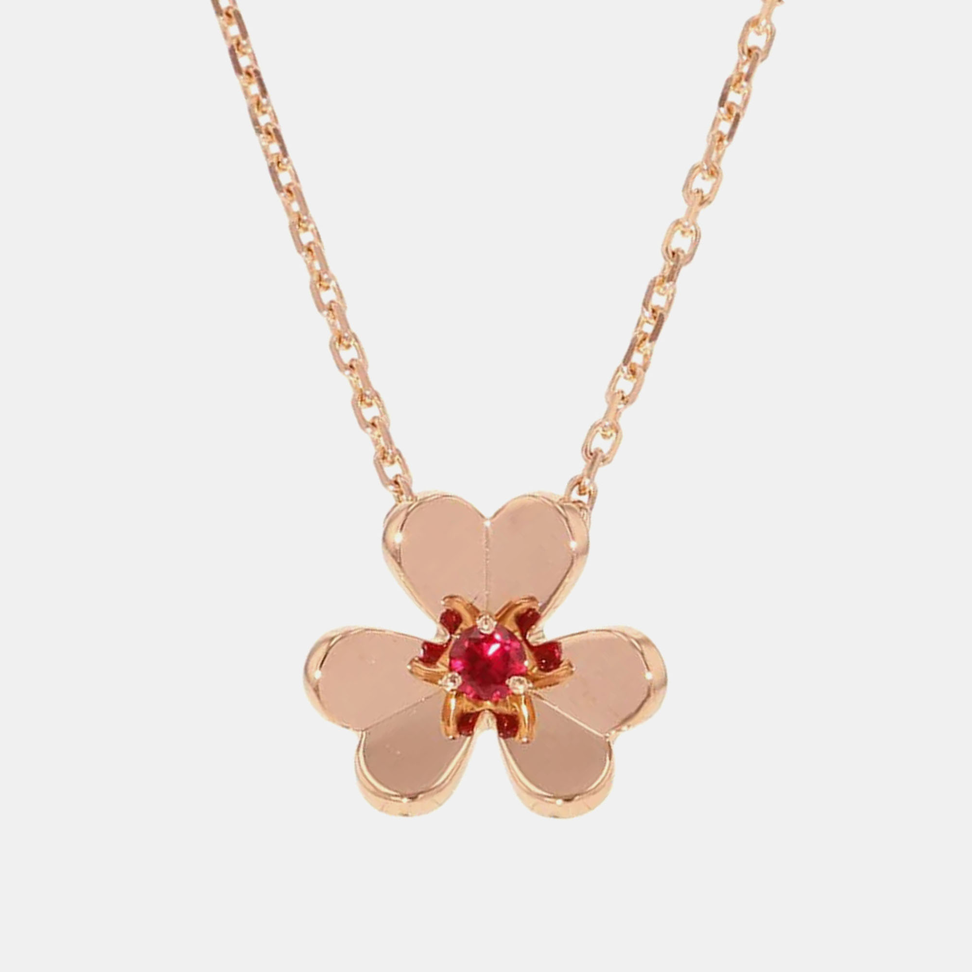 

Van Cleef & Arpels Frivole Mini Model Size Mini 18K Pink Gold Pendant