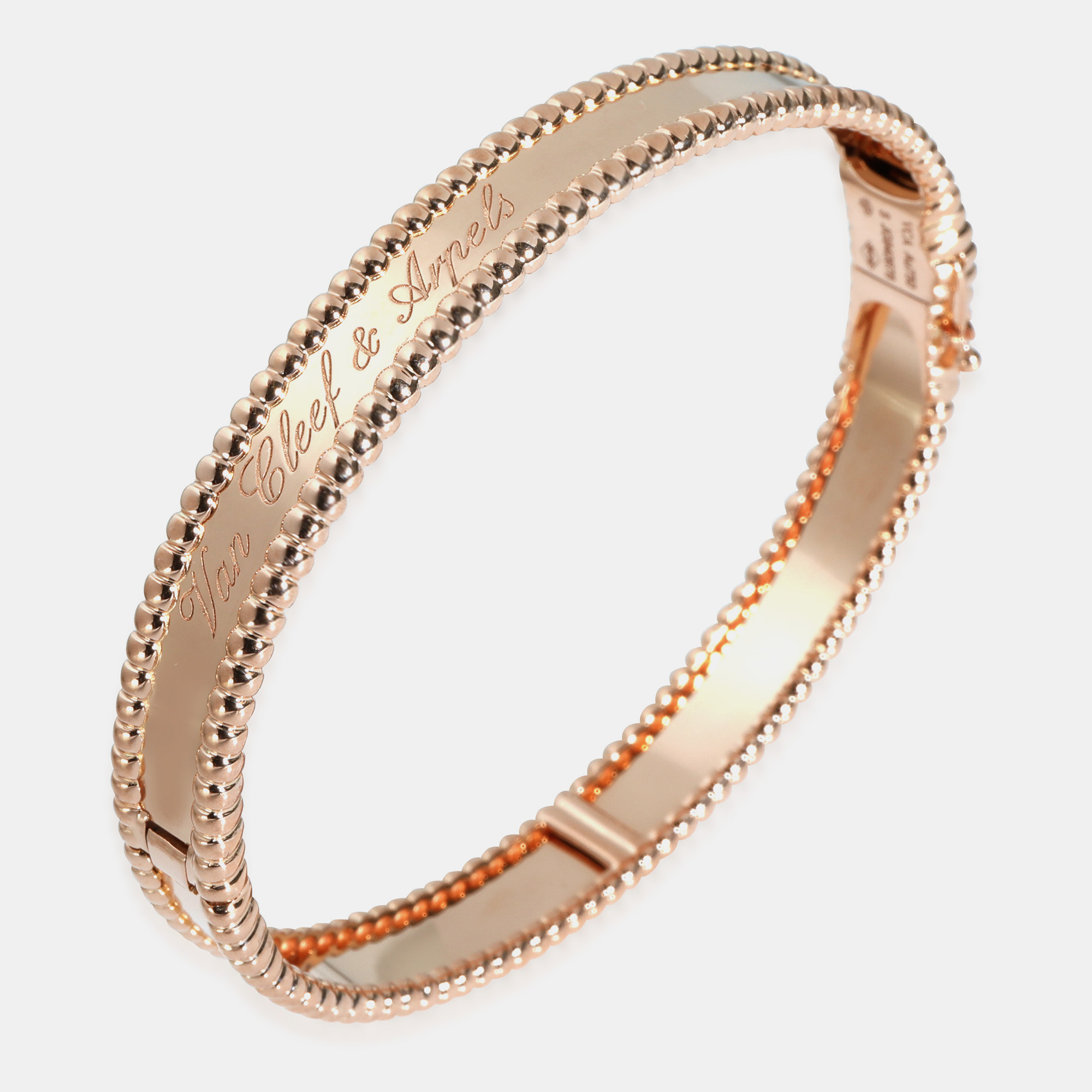 

Van Cleef & Arpels 18K Rose Gold Perlee Bracelet