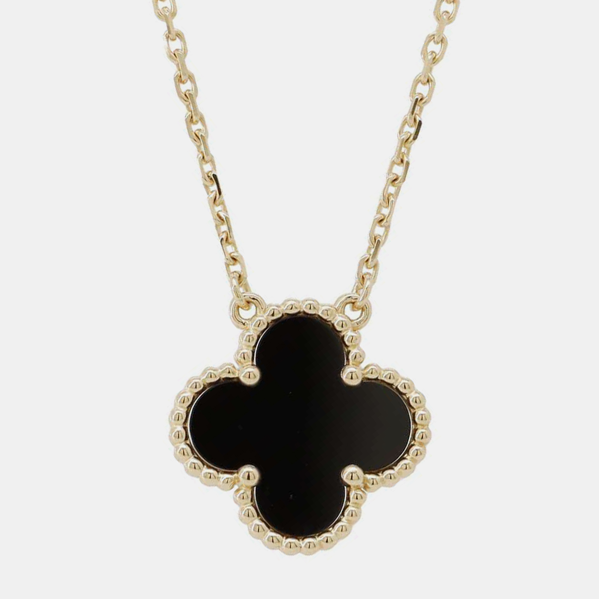 

Van Cleef & Arpels 18K Yellow Gold Vintage Alhambra Pendant Necklace