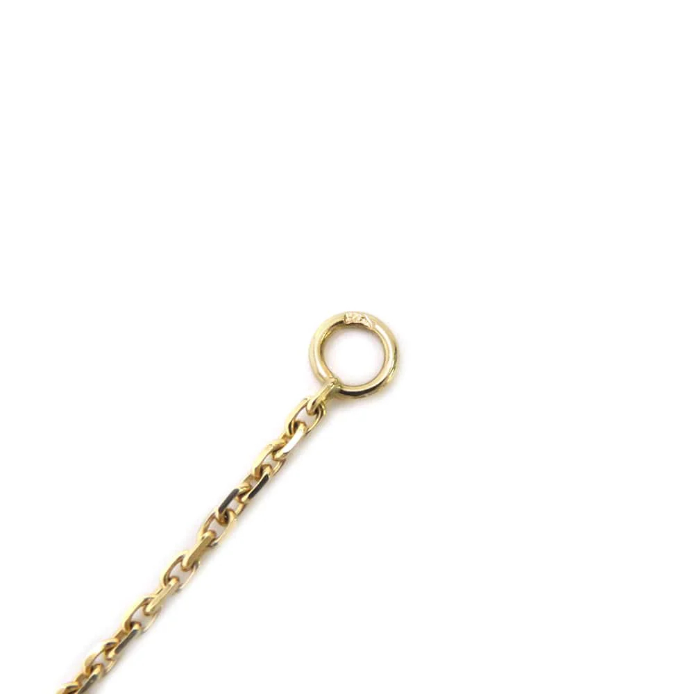 Van Cleef & Arpels 18K Yellow Gold Perle Diamond Pendant 