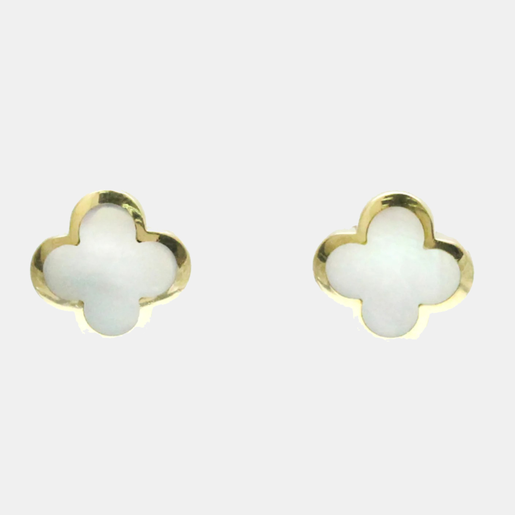 

Van Cleef & Arpels 18K Yellow Gold Pure Alhambra Stud Earrings