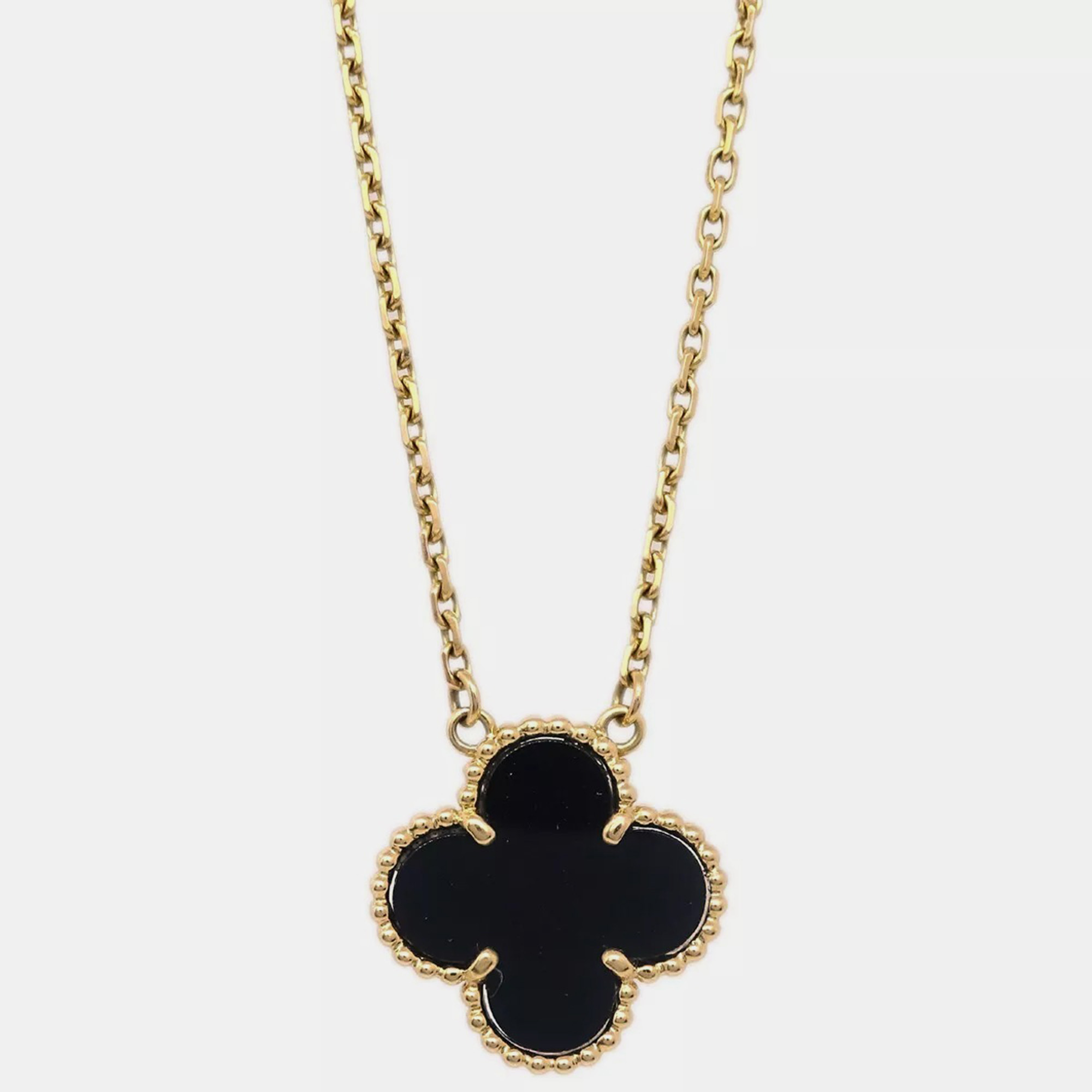 

Van Cleef & Arpels 18K Yellow Gold Vintage Alhambra Pendant Necklace