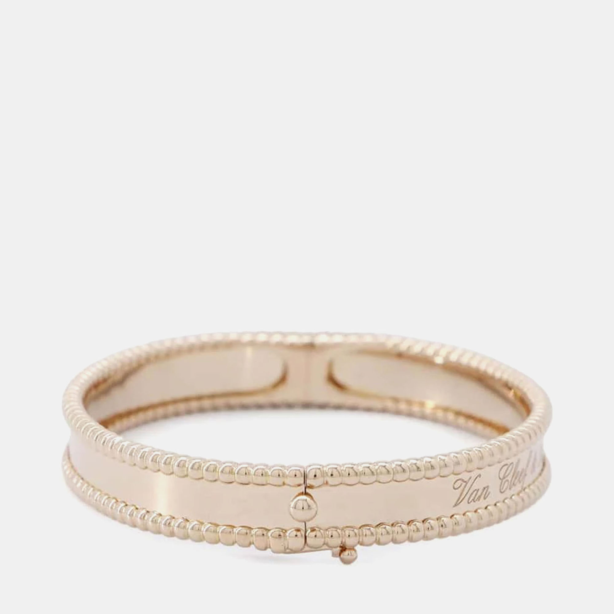 

Van Cleef & Arpels 18K Rose Gold Perlée Bracelet