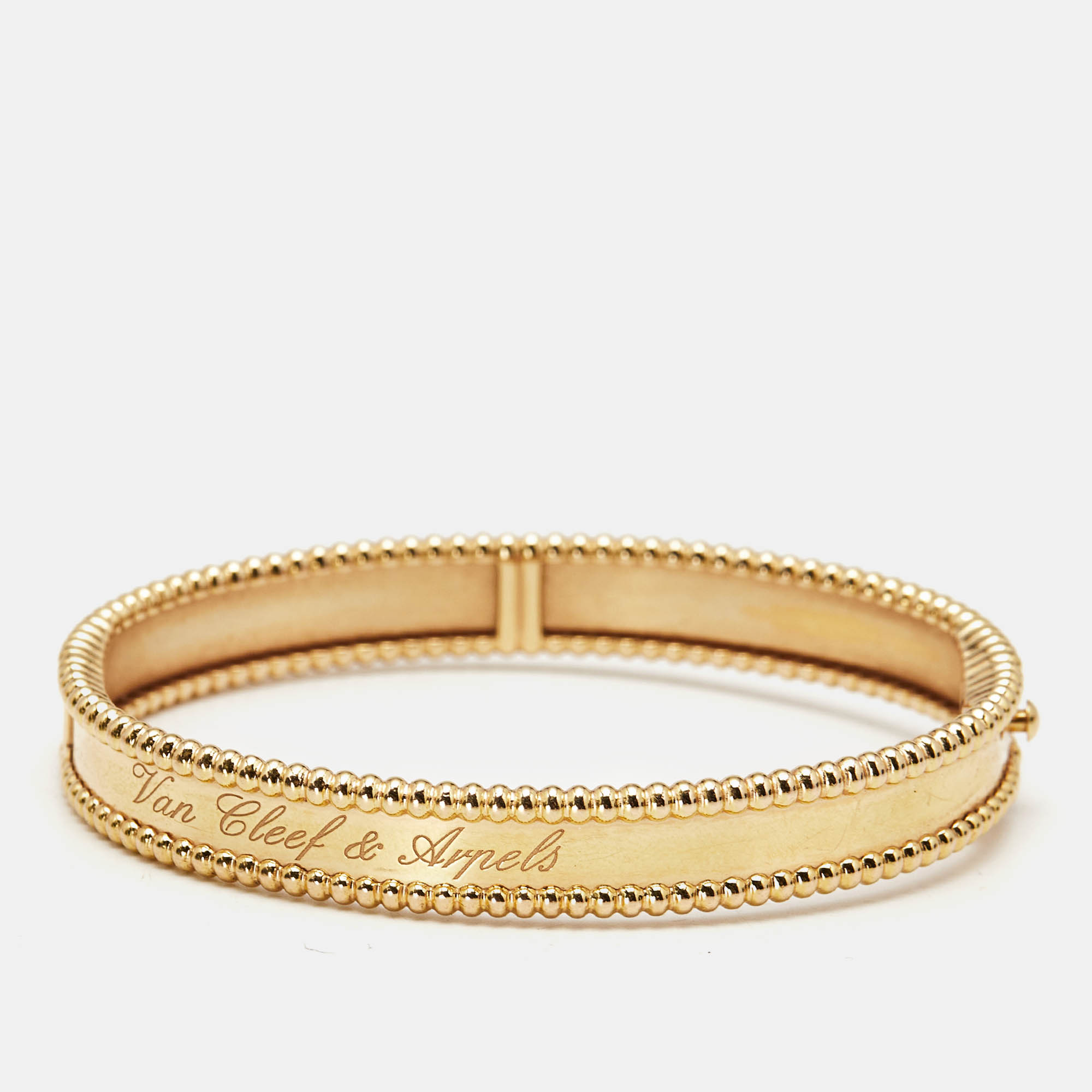 

Van Cleef & Arpels Signature Perlée 18k Yellow Gold Bracelet