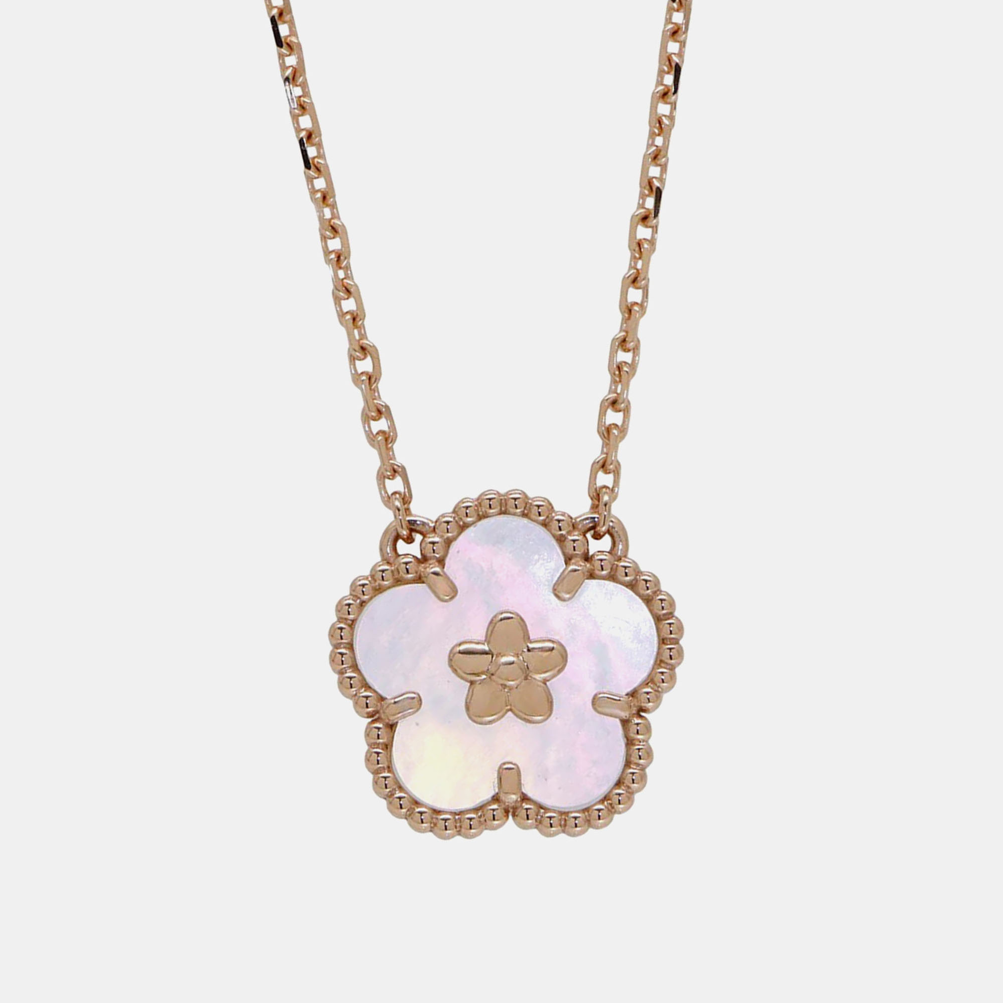 

Van Cleef & Arpels Lucky Spring 18K Rose Gold Necklace