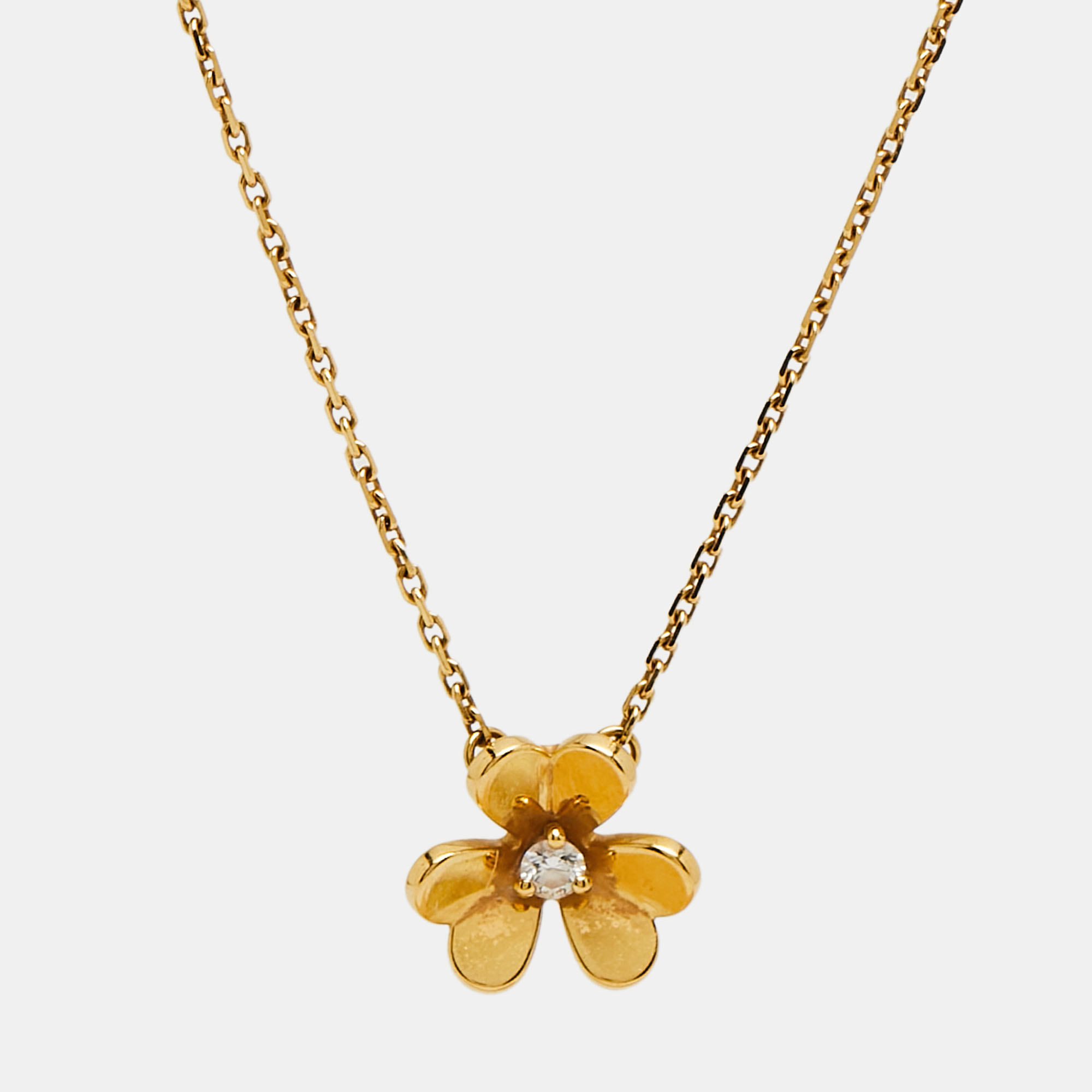 

Van Cleef & Arpels Frivole Diamond 18k Yellow Gold Necklace