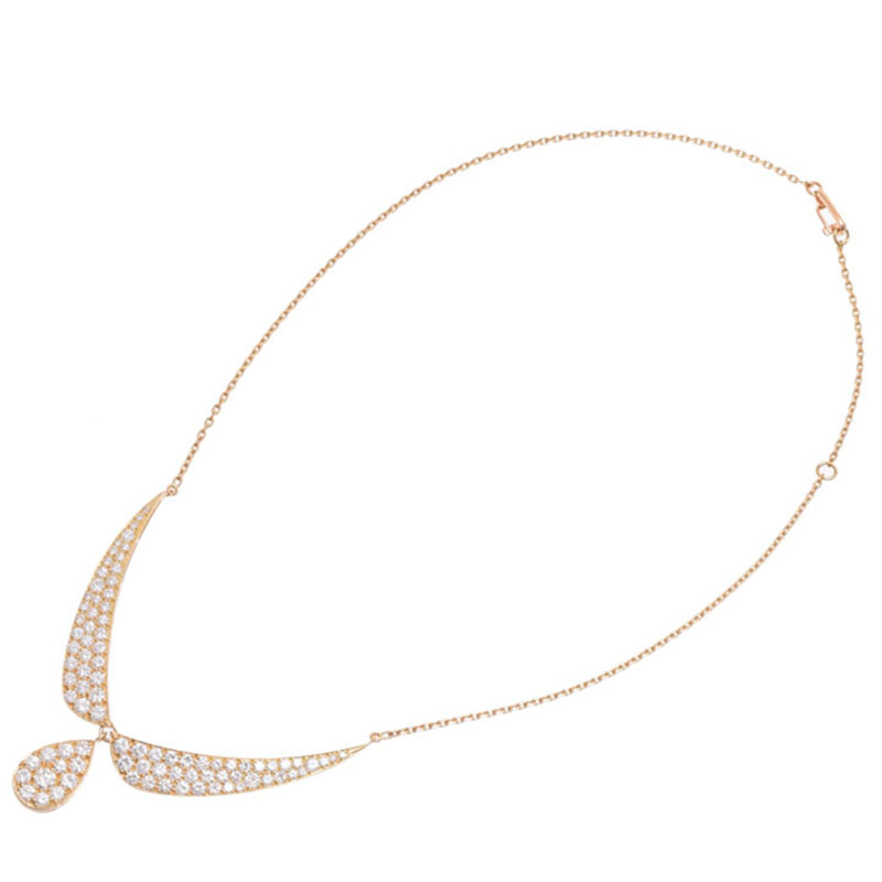 

Van Cleef & Arpels Diamond 18K Rose Gold Necklace