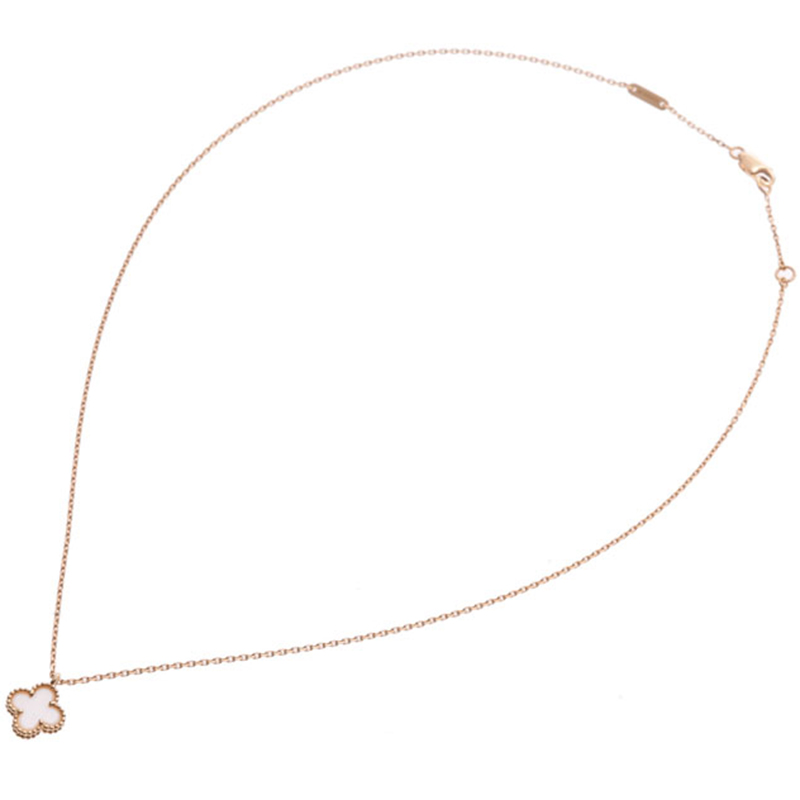 

Van Cleef & Arpels Alhambra MOP Yellow Gold Pendant Necklace