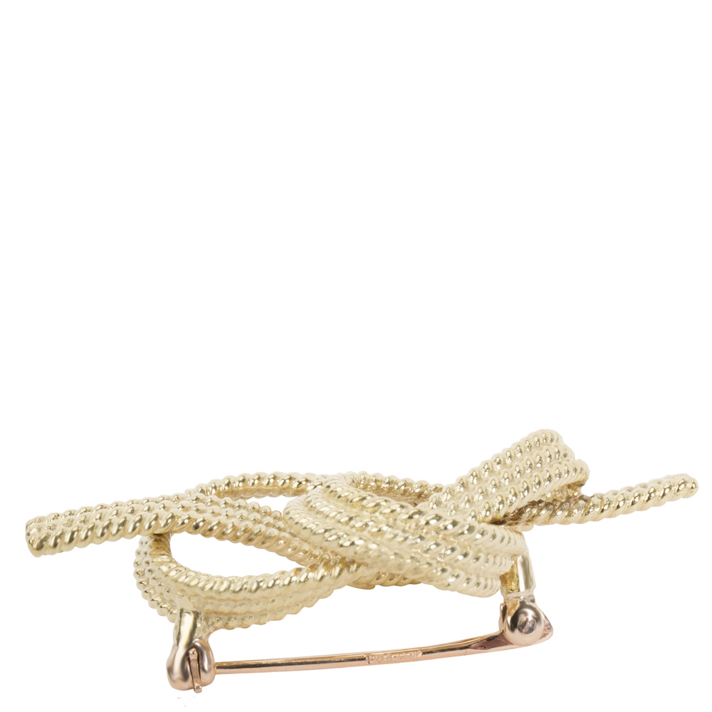 

Tiffany & Co. Rope Knot 18K Yellow Gold Brooch