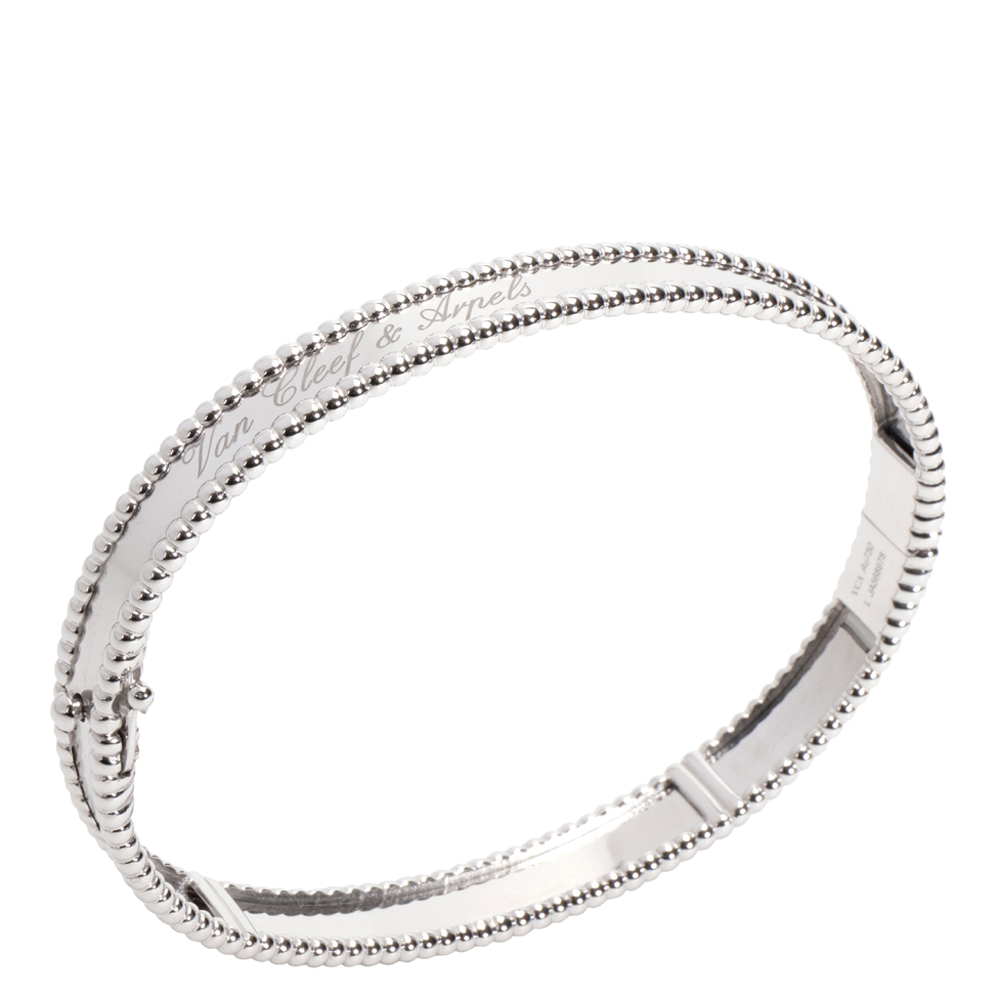 

Van Cleef & Arpels Perlée Signature 18K White Gold Bracelet