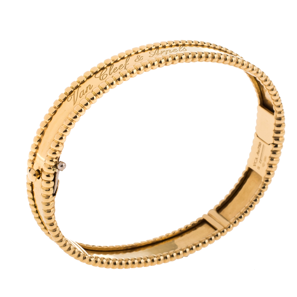 

Van Cleef & Arpels Perlee Signature 18K Yellow Gold Bracelet