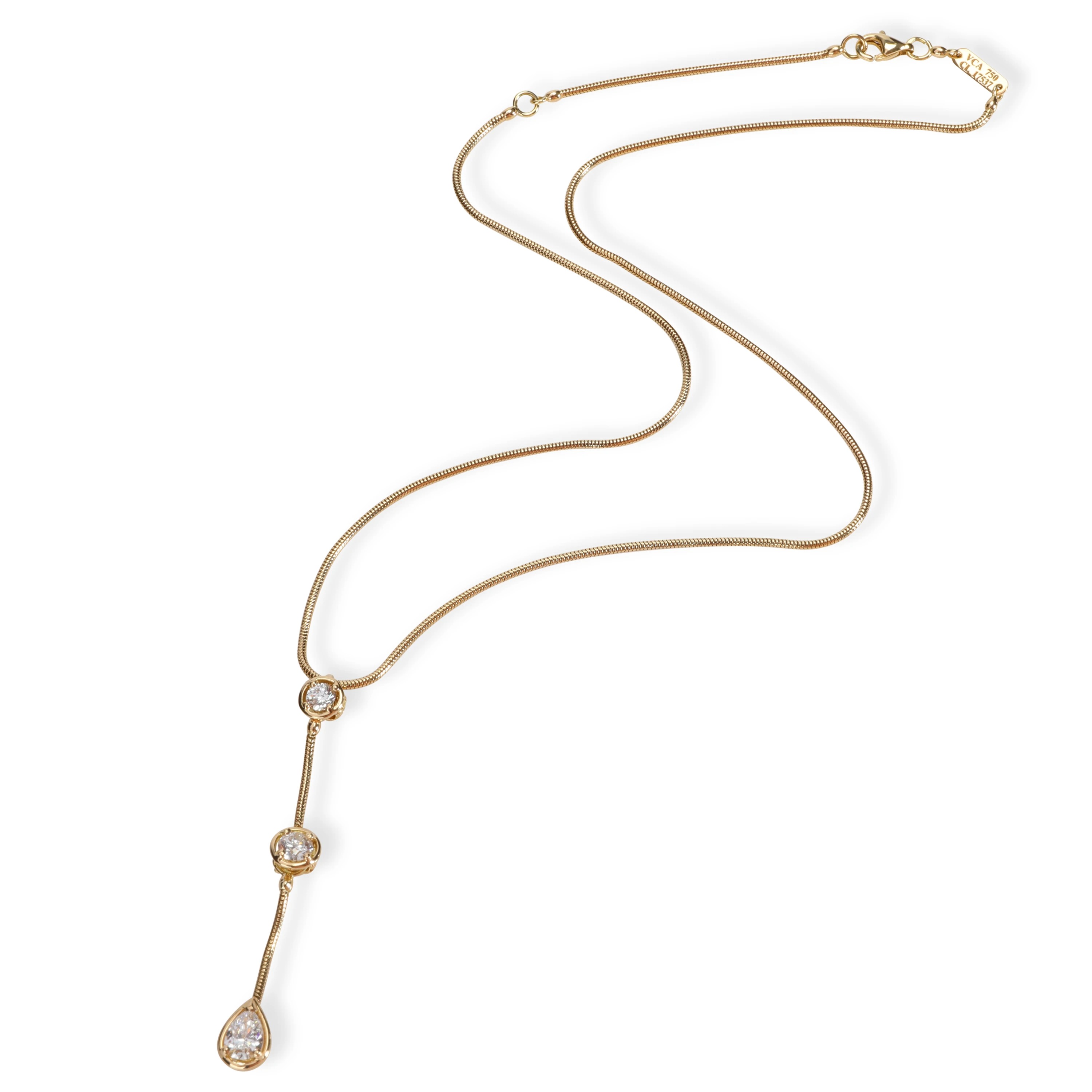 

Van Cleef & Arpels La Pluie 18K Yellow Gold Diamond Necklace