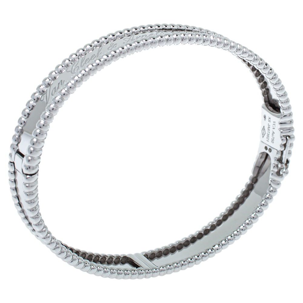 

Van Cleef & Arpels Perlee Signature 18K White Gold Bracelet