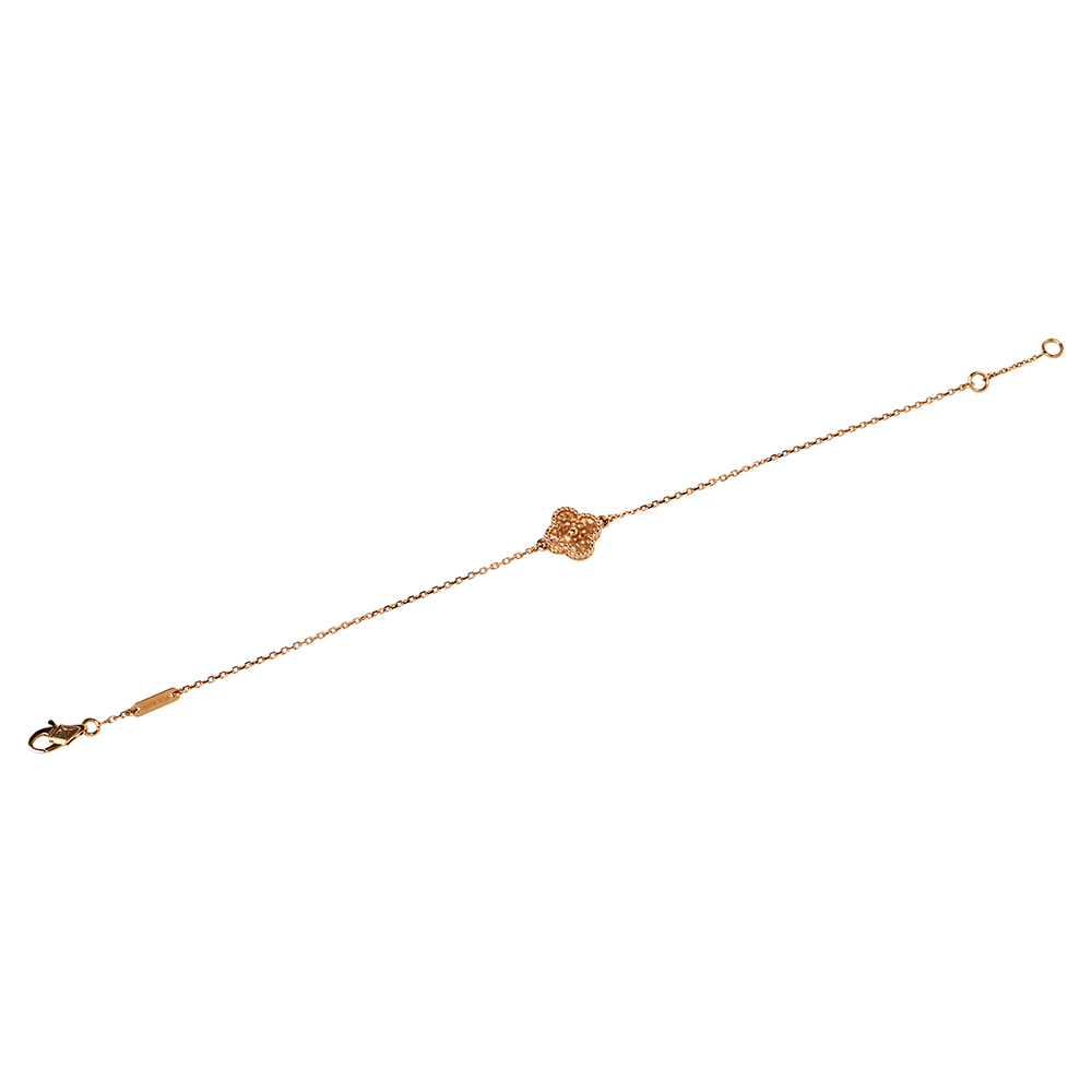 

Van Cleef & Arpels Sweet Alhambra 18K Rose Gold Bracelet